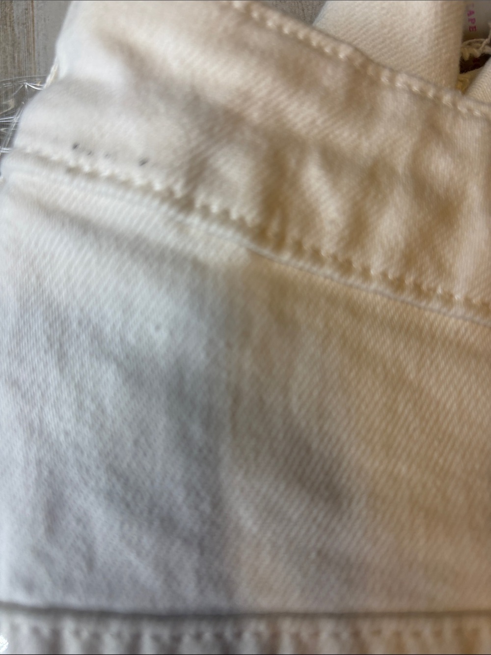 Old Navy High-rise O.G. Straight white denim shorts plus size 24 - Picture 14 of 14